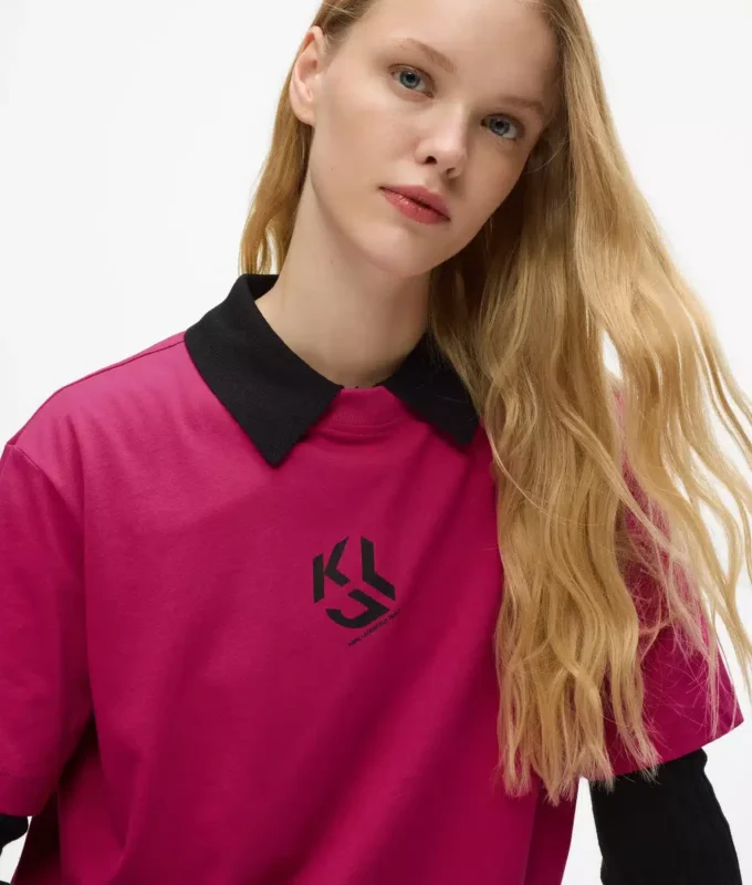 T-shirt Monogram με κανονική εφαρμογή T-shirt Monogram με κανονική εφαρμογή