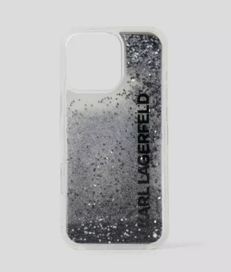 ΘΗΚΗ IPHONE 16 PRO MAX ΜΕ ΛΟΓΟΤΥΠΟ GLITTER