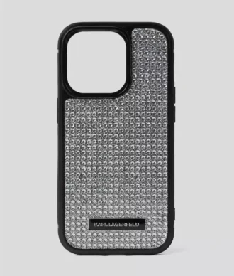 ΘΗΚΗ IPHONE 16 PRO MAX ΜΕ ΛΟΓΟΤΥΠΟ RHINESTONE