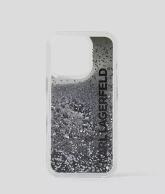 ΘΗΚΗ IPHONE 16 PRO ΜΕ ΛΟΓΟΤΥΠΟ GLITTER