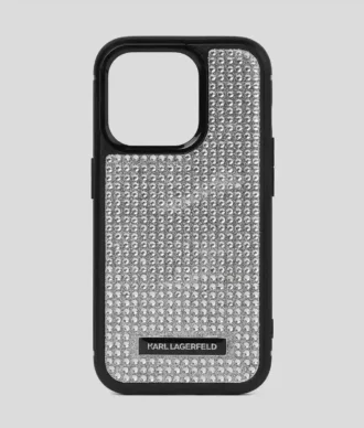 ΘΗΚΗ IPHONE 16 PRO ΜΕ ΛΟΓΟΤΥΠΟ RHINESTONE