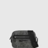 Τσάντα crossbody από πλυμένο τζιν