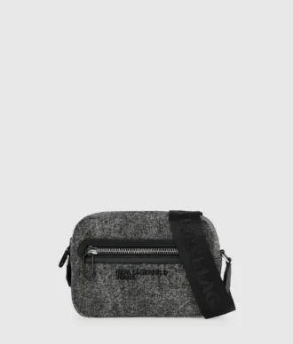 Τσάντα crossbody από πλυμένο τζιν