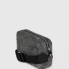Τσάντα crossbody από πλυμένο τζιν