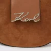 Τσάντα K/Signature από σουέτ Τσάντα K/Signature από σουέτ