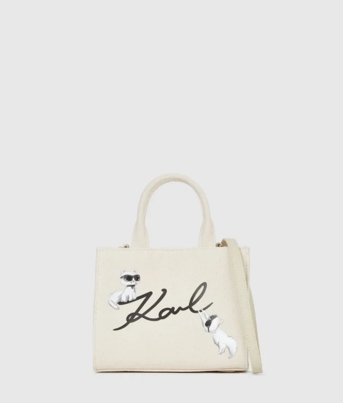 Τσάντα tote Ikon Signature Choupette Τσάντα tote Ikon Signature Choupette