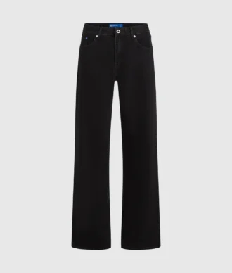 Τζιν με μεσαίο ύψος και χαλαρή εφαρμογή