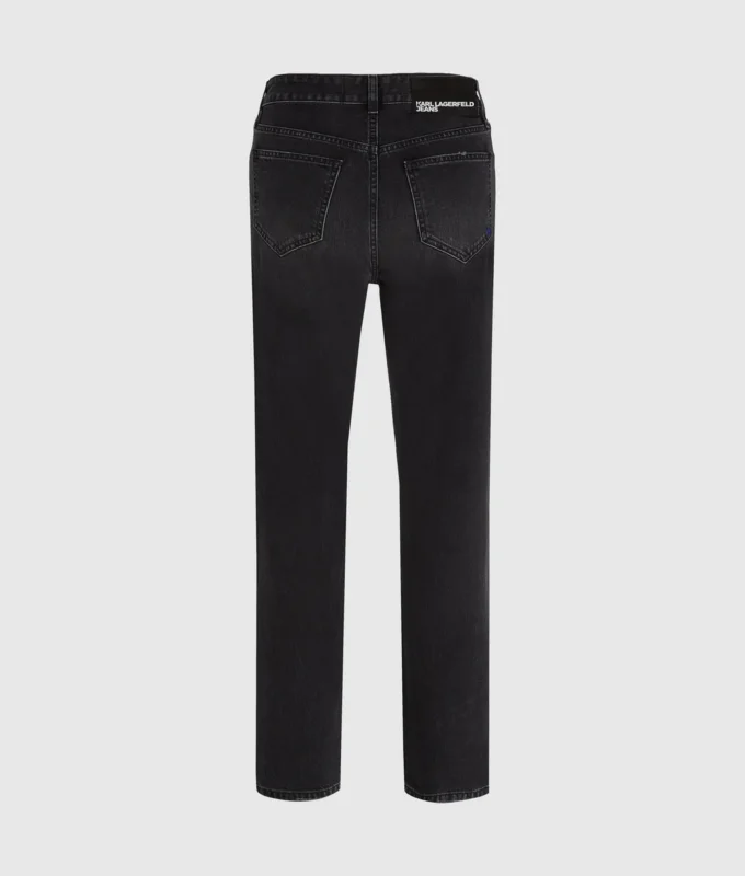 Τζιν με ψηλή μέση και ίσια γραμμή Τζιν με ψηλή μέση και ίσια γραμμή