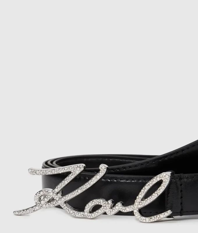 Ζώνη K/Signature με κρύσταλλα